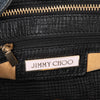 Jimmy Choo Bardia Black Leather Buckle Hobo Bag.