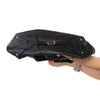 Jimmy Choo Bardia Black Leather Buckle Hobo Bag.