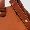 Loewe Tan  And Brown Leather Hammock Bag