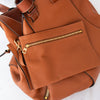 Loewe Tan  And Brown Leather Hammock Bag