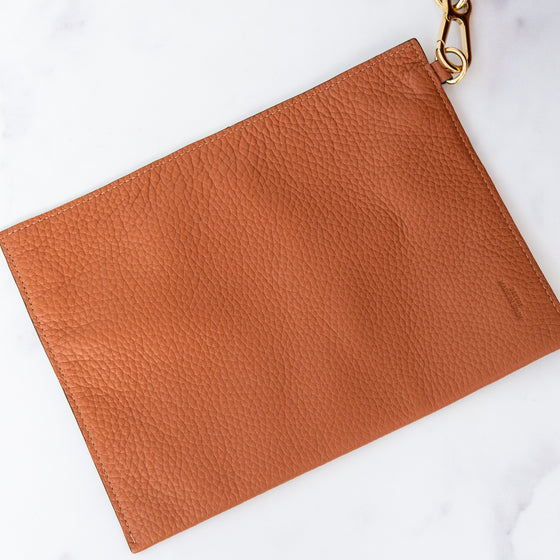 Loewe Tan  And Brown Leather Hammock Bag