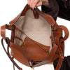 Loewe Tan  And Brown Leather Hammock Bag