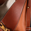 Loewe Tan  And Brown Leather Hammock Bag