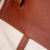 Loewe Tan  And Brown Leather Hammock Bag