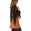Loewe Tan  And Brown Leather Hammock Bag
