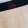 Christian Louboutin Cabalace Natural All You Need Is Red Tote Bag