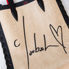 Christian Louboutin Cabalace Natural All You Need Is Red Tote Bag