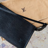 Louis Vuitton Black Epi Leather Shoulder Bag Louis Vuitton