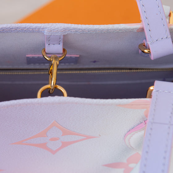 Louis Vuitton Limited Edition On The Go Sunrise Pastel Tote Bag - EVEYSPRELOVED