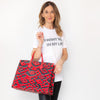 Louis Vuitton x Urs Fischer Red On The Go Tote Bag