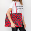 Louis Vuitton x Urs Fischer Red On The Go Tote Bag