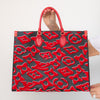 Louis Vuitton x Urs Fischer Red On The Go Tote Bag