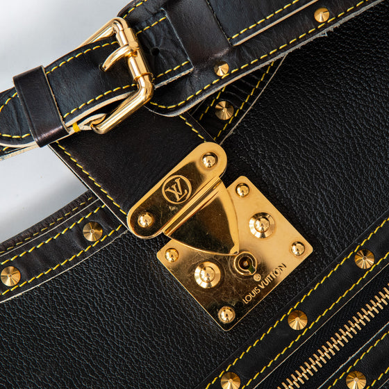 Louis Vuitton Black Suhali L'Affriolant Bag