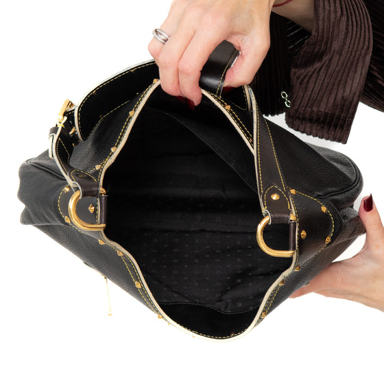 Louis Vuitton Black Suhali L'Affriolant Bag
