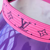Louis Vuitton Monogram "Vuittamins" Plexi Visor in Rose Violet