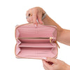 Louis Vuitton Pink Monogram Vernis Montaigne BB Bag And Wallet