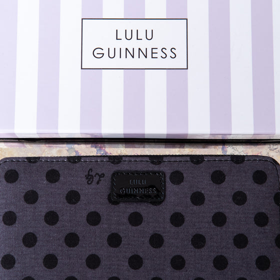 Lulu Guinness Polkadot Fabric Wallet
