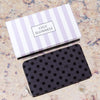 Lulu Guinness Polkadot Fabric Wallet Lulu Guiness