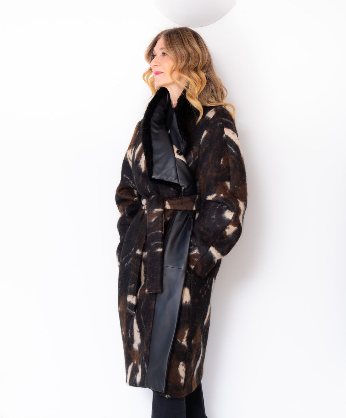  Max Mara Atelier Brown Brown Multi Coat - EVEYSPRELOVED