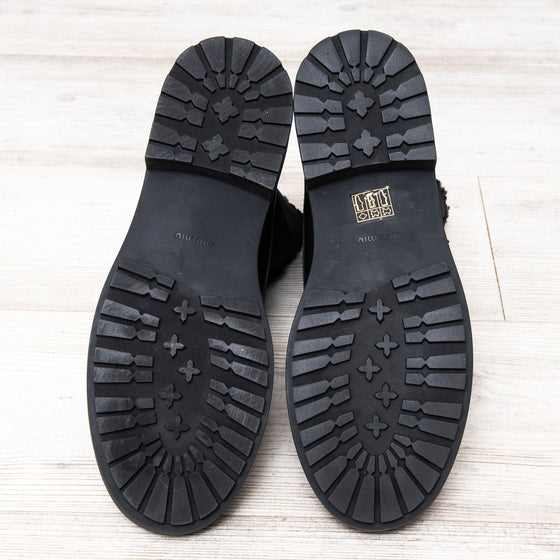 Miu Miu Black Ankle Boots - EVEYSPRELOVED