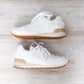 New Balance Miu Miu White Denim Sneakers - EVEYSPRELOVED