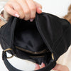 Moschino Black Satin Bow  Bag