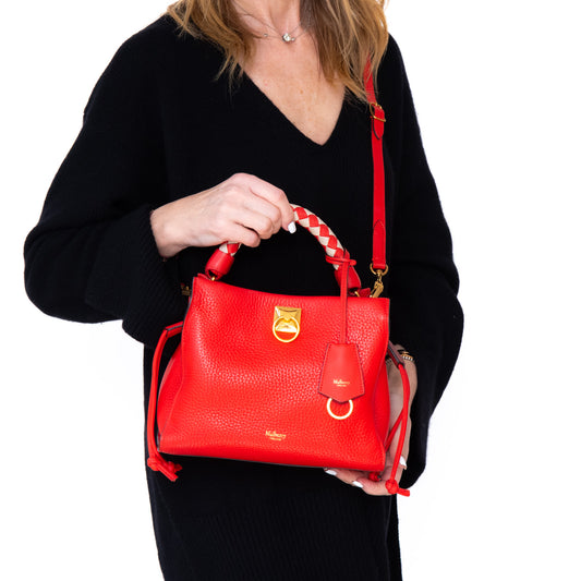 Mulberry Small Red Iris Bag