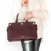 Mulberry Oxblood Chester Leather Tote Bag