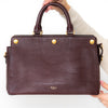 Mulberry Oxblood Chester Leather Tote Bag