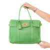 Mulberry Apple Green Leather Bayswater Tote Bag