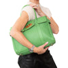 Mulberry Apple Green Leather Bayswater Tote Bag