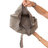 Mulberry Millie Mushroom Grain Leather Tote Bag