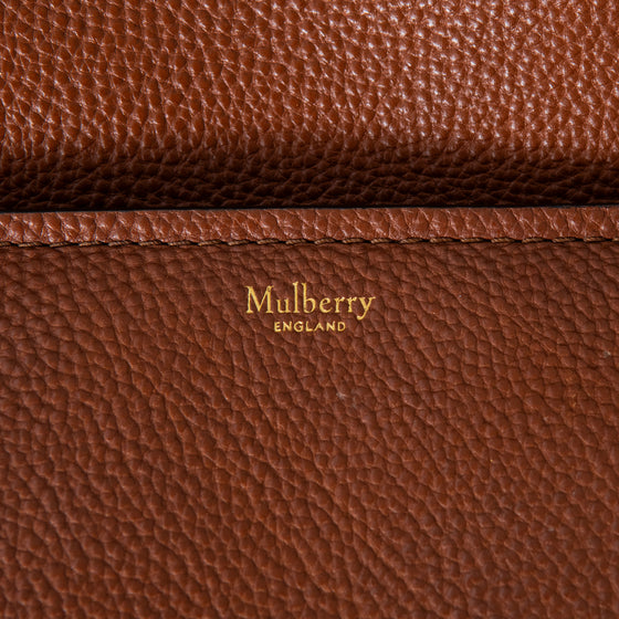 Mulberry Amberley Oak Grained Leather Hobo Bag