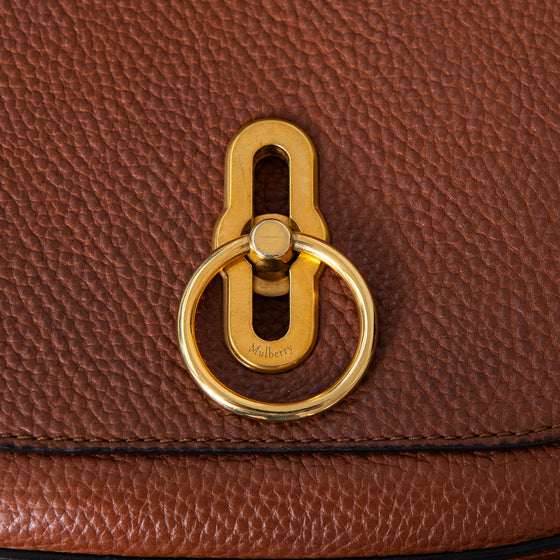 Mulberry Amberley Oak Grained Leather Hobo Bag
