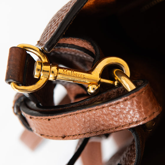 Mulberry Amberley Oak Grained Leather Hobo Bag