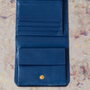 Prada Blue Leather Bifold  Wallet Prada