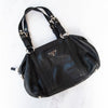 Prada Black Leather  Shoulder Bag