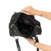 Prada Black Leather  Shoulder Bag