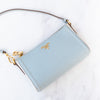 Prada Pale Blue Bi Colour Saffiano Leather Mini Bag