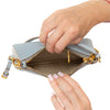 Prada Pale Blue Bi Colour Saffiano Leather Mini Bag