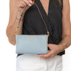Prada Pale Blue Bi Colour Saffiano Leather Mini Bag