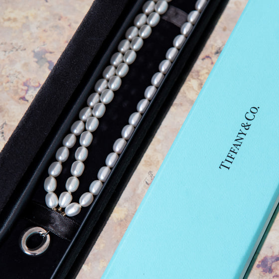 Tiffany And Co Elsa Peretti Pearl Bracelet