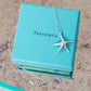 Tiffany Sterling Silver Starfish Pendant Necklace - EVEYSPRELOVED