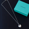 Tiffany Sterling Silver Heart Pendant Necklace - EVEYSPRELOVED