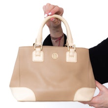  Tory Burch Beige Leather Tote Bag Tory Burch