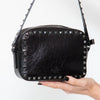 Valentino Garavani Black Rockstud Crossbody Bag