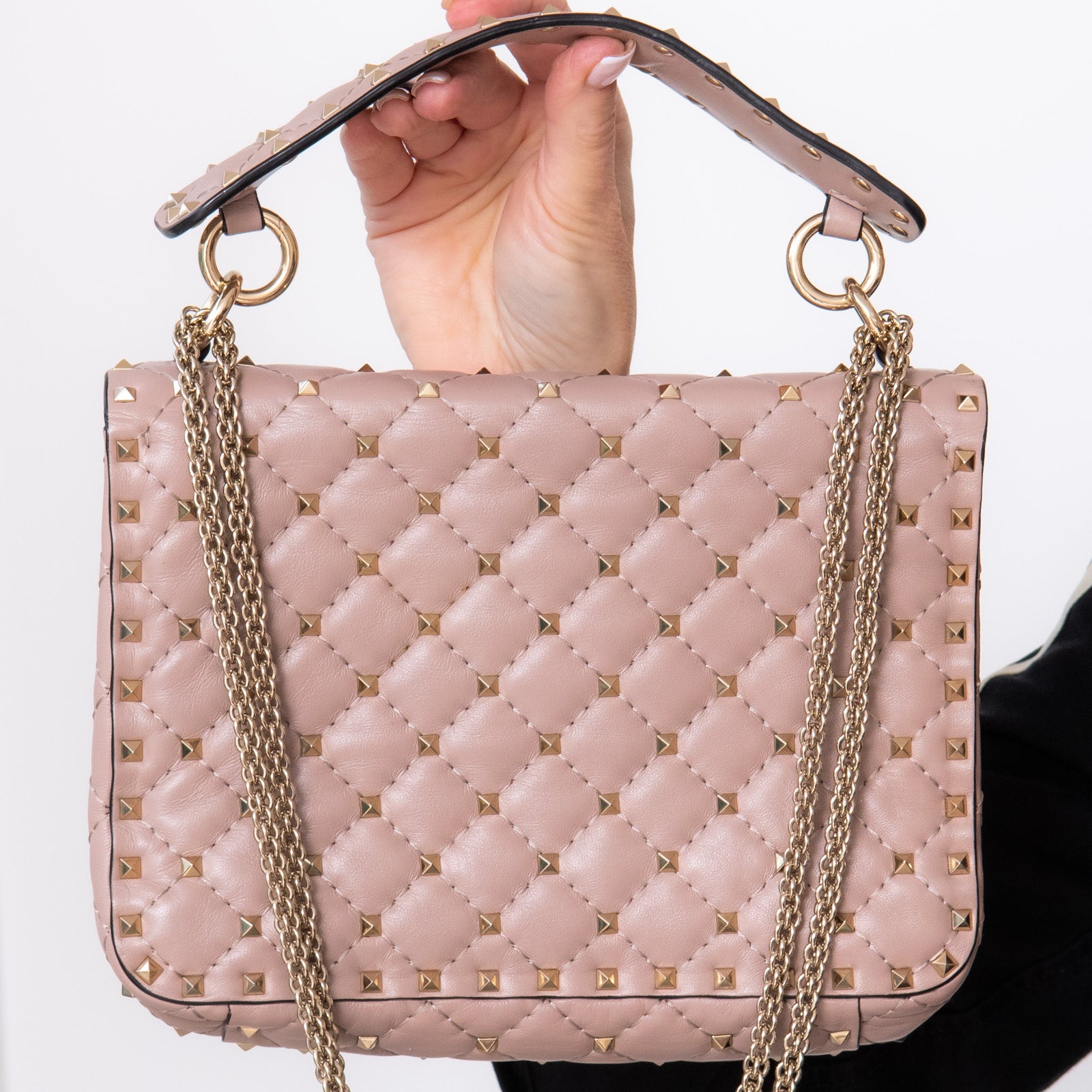 Valentino spike hot sale bag poudre