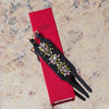 Valentino Garavani Crystal Embellished Leather Bracelet