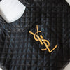 Saint Laurent Icare Black Lambskin Leather Tote Bag