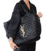 Saint Laurent Icare Black Lambskin Leather Tote Bag